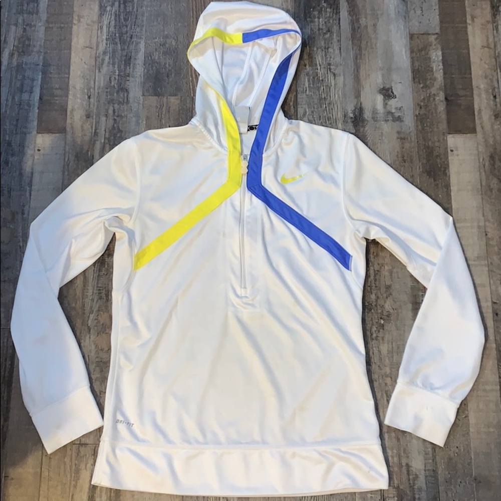 Vintage white Nike quarter zip